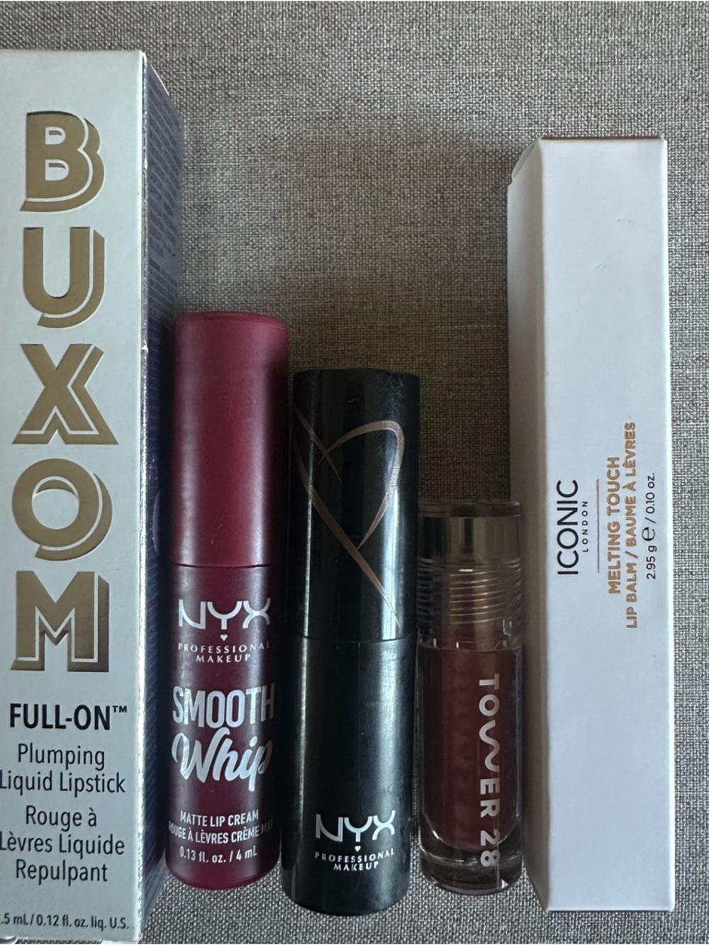 Lippie Bundle 5 Piece Set Assorted Colors Buxom NYX New Free Shipping
